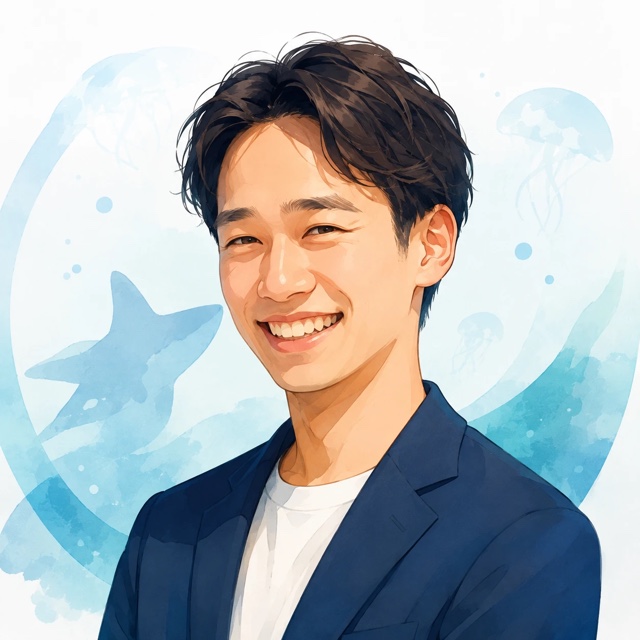 渡邊駿のプロフィールイラスト